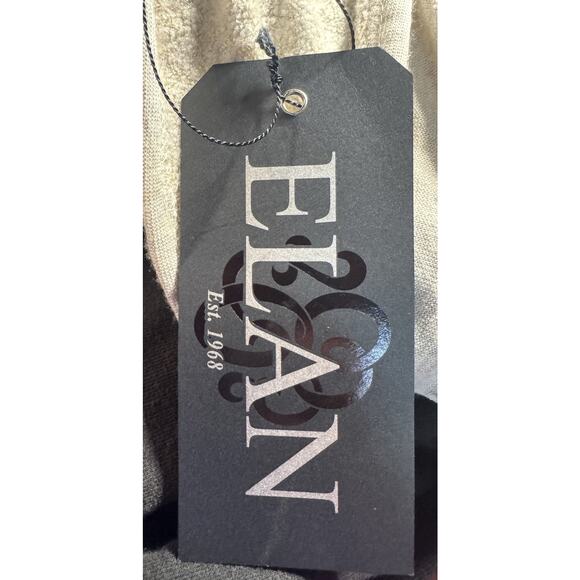 Elan Sz M Asymmetrical Tunic Top Neutral Minimalist Slouchy Boho Cozy Loungewear - Picture 6 of 7